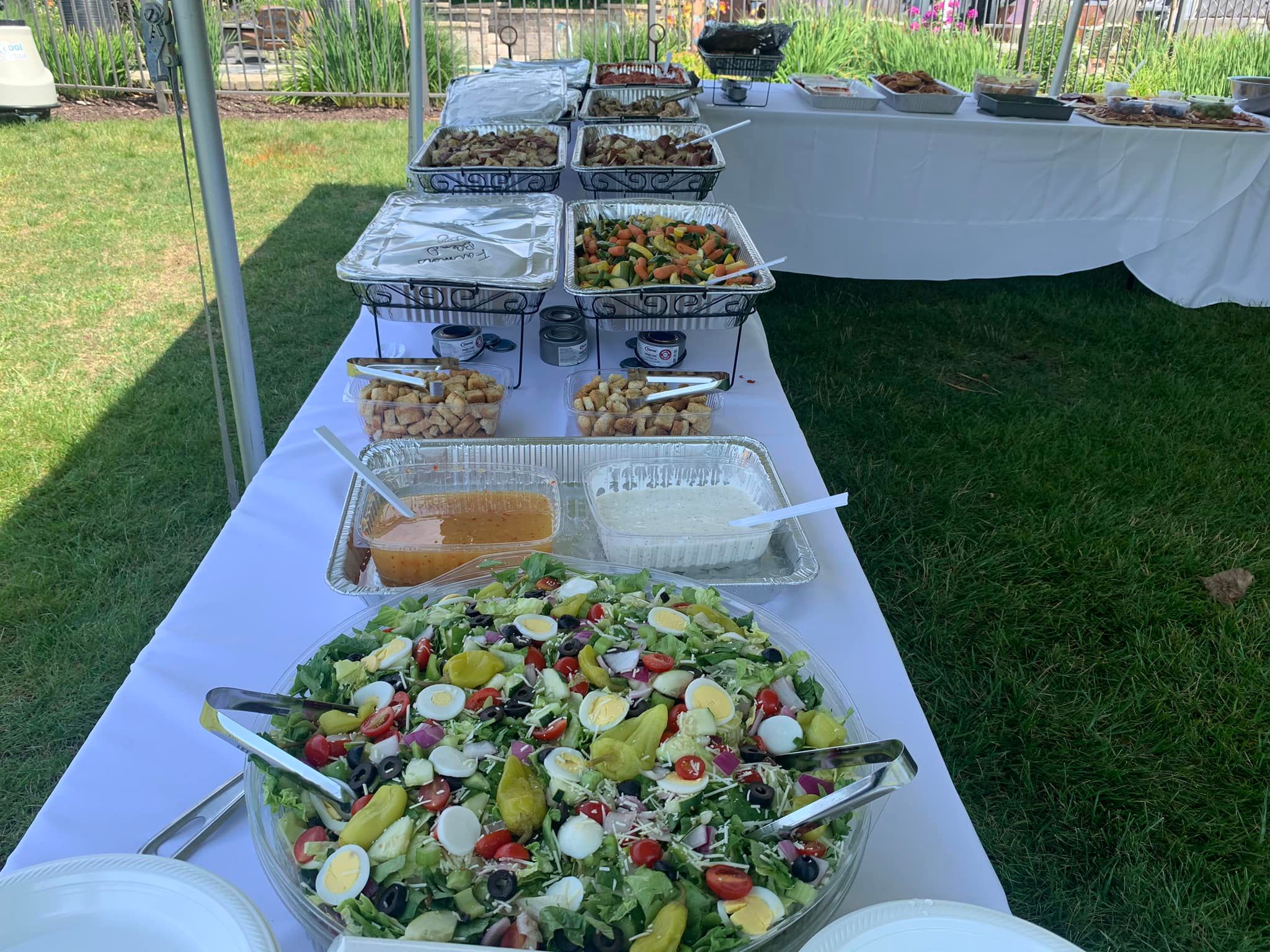 Baby Shower catering table